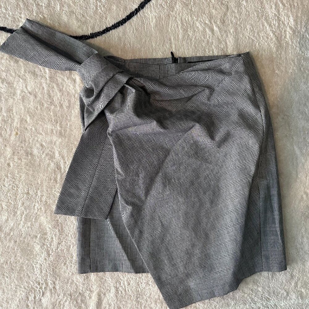 Zara knot detail mini skirt